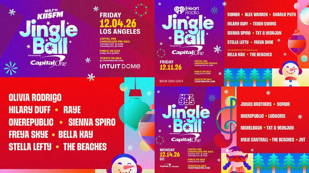 iHeart Radio Jingle Ball lineup