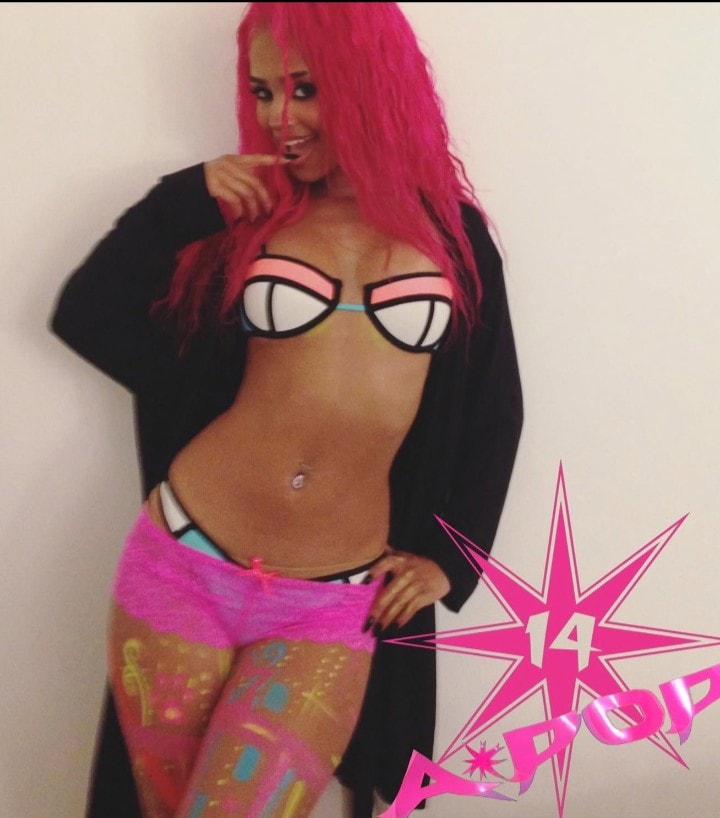 TYLA A*POP pink hair TYLA A*POP pink hair