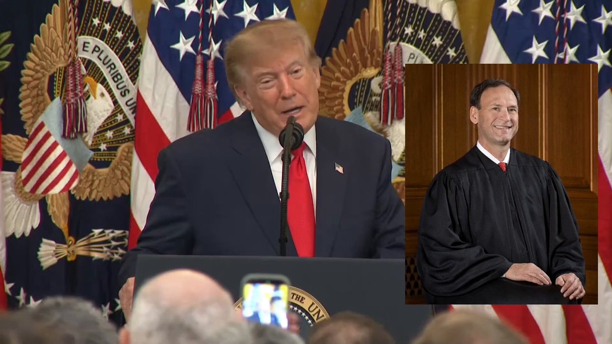 Trump on Justice Sam Alito praise