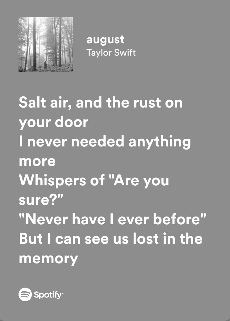 Taylor Swift august global Spotify chart re-entry (photo 2 of 2)