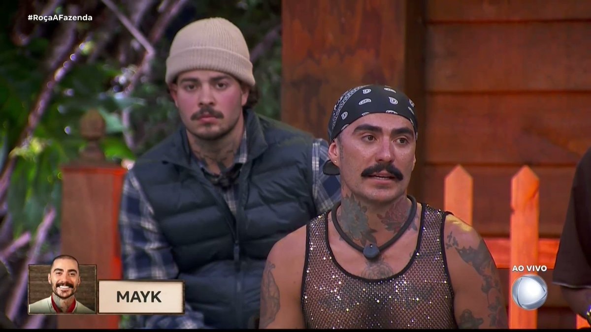 Mayk RoçaAFazenda live statement