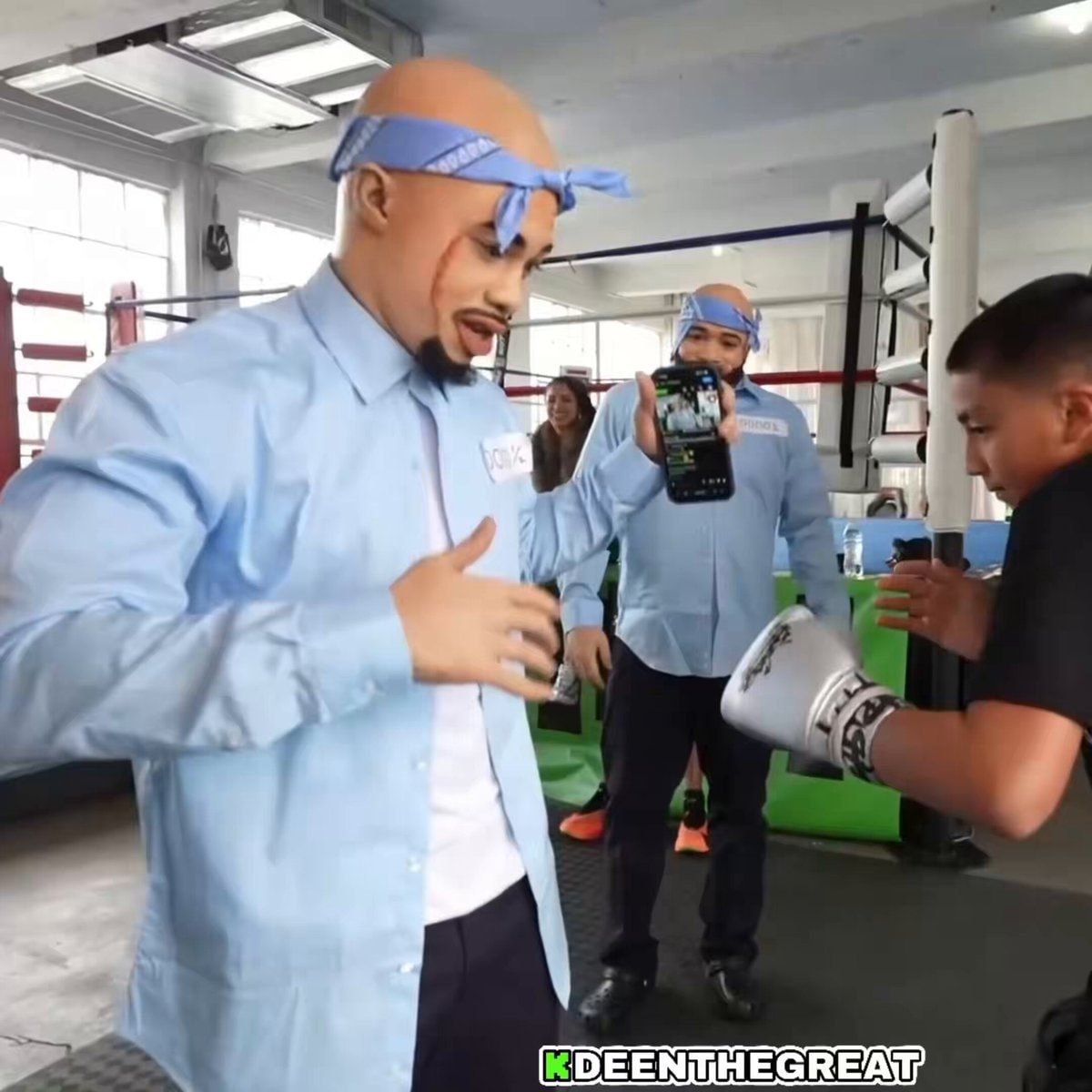 Adrien Broner body shot challenge reflexes