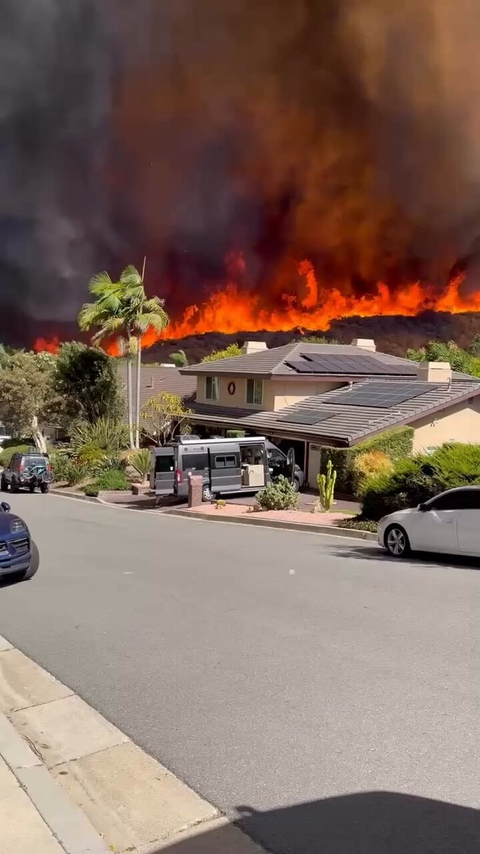 Norte Fire Orange County evacuation