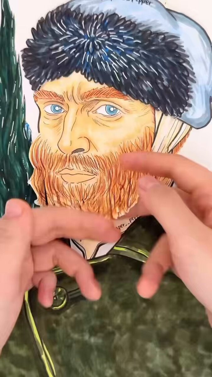 Van Gogh drawing edit
