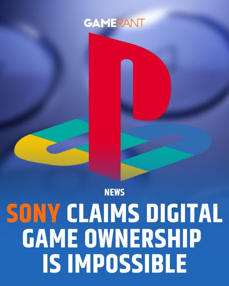 Sony argues digital game ownership impossible Sony argues digital game ownership impossible