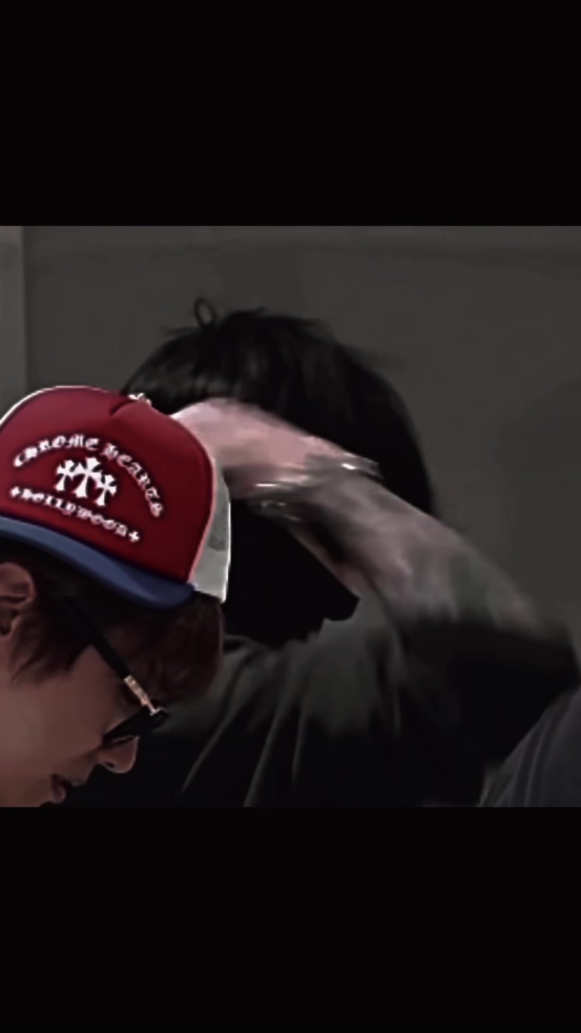 Chrome Hearts trucker hat moment