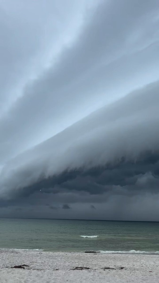 Shelf cloud New Jersey coast
