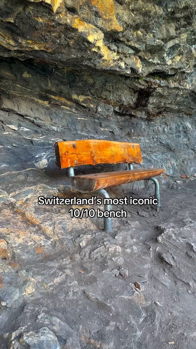 Switzerland's most iconic 10/10 bench