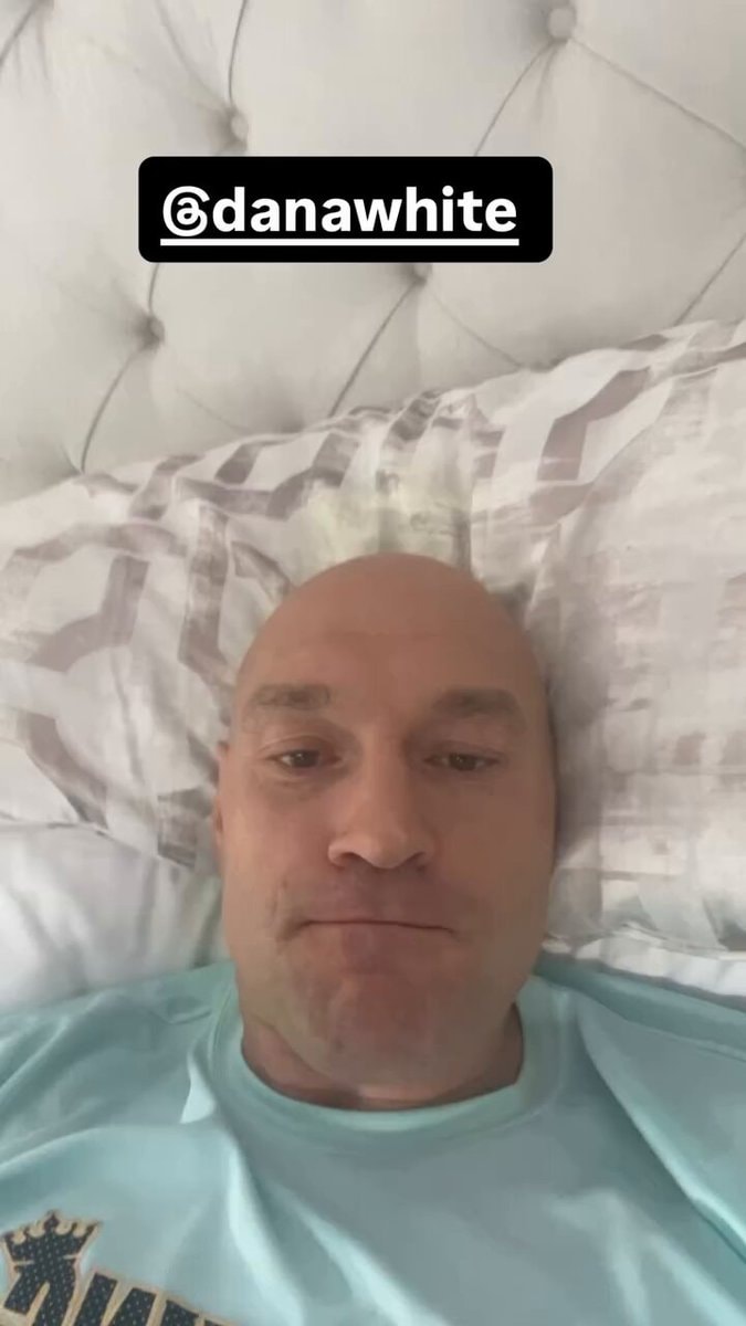 Tyson Fury thanks Dana White