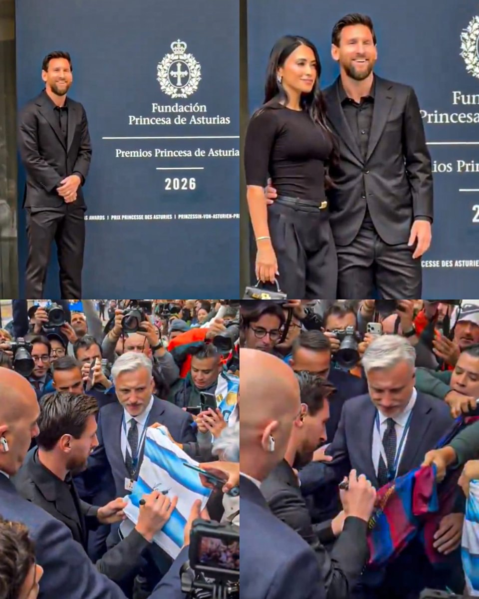 Lionel Messi Princess of Asturias Award Oviedo
