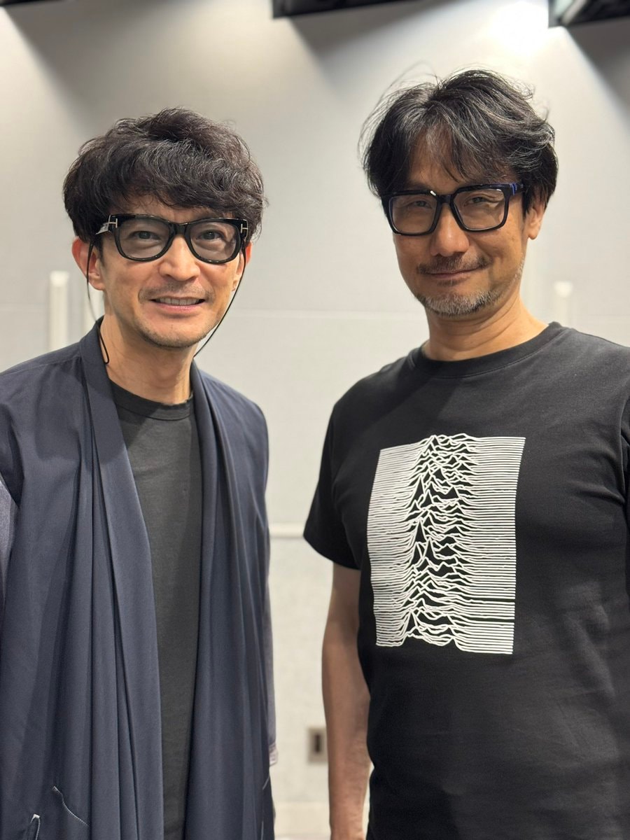 Hideo Kojima and Kenjiro Tsuda