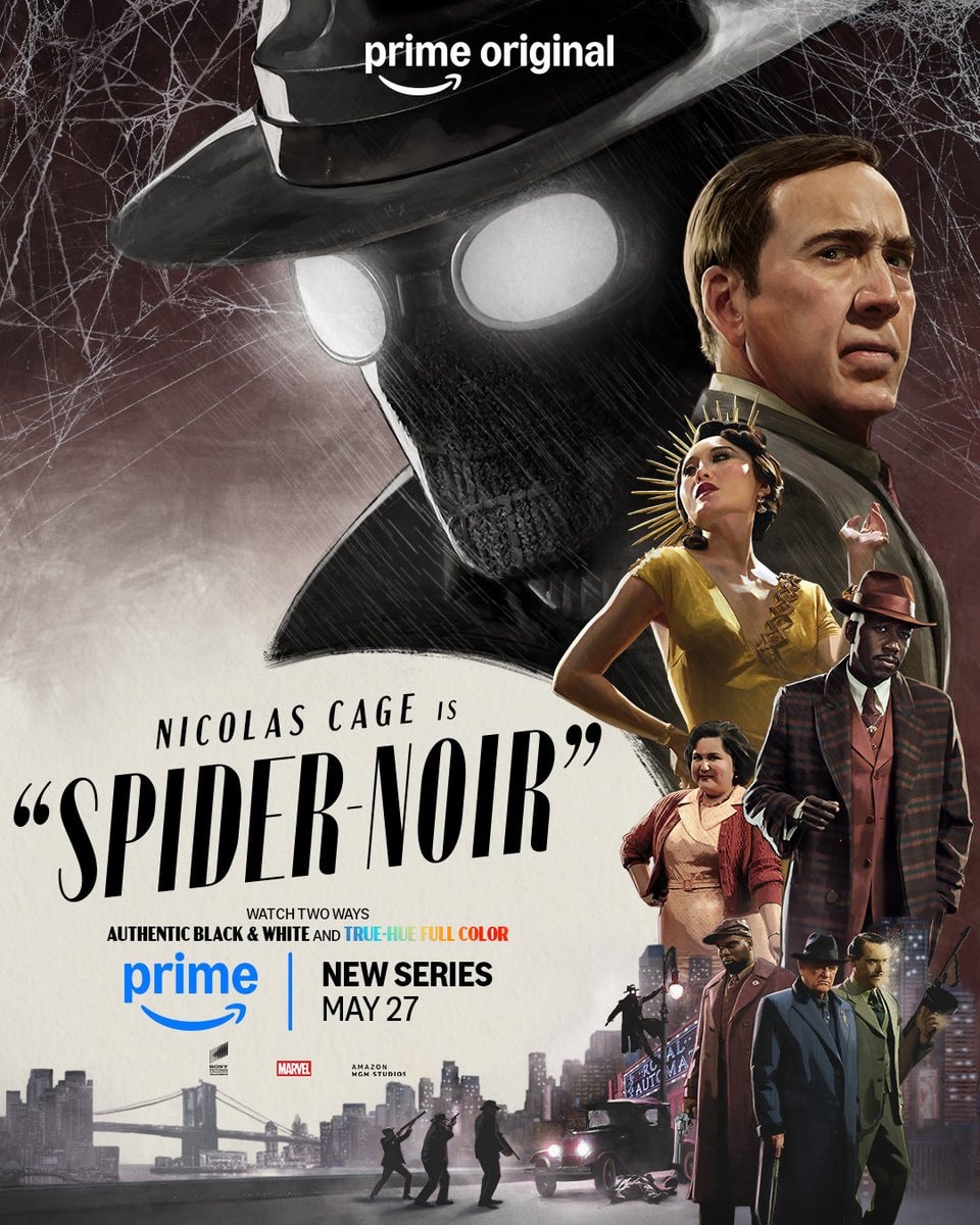 Nicolas Cage Spider-Noir Poster
