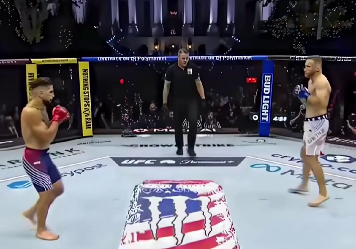 Justin Gaethje vs Ilia Topuria Fight of the Month