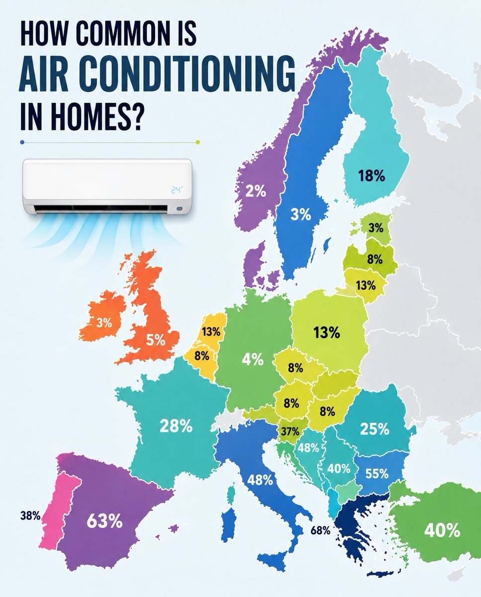 Air conditioning in European homes