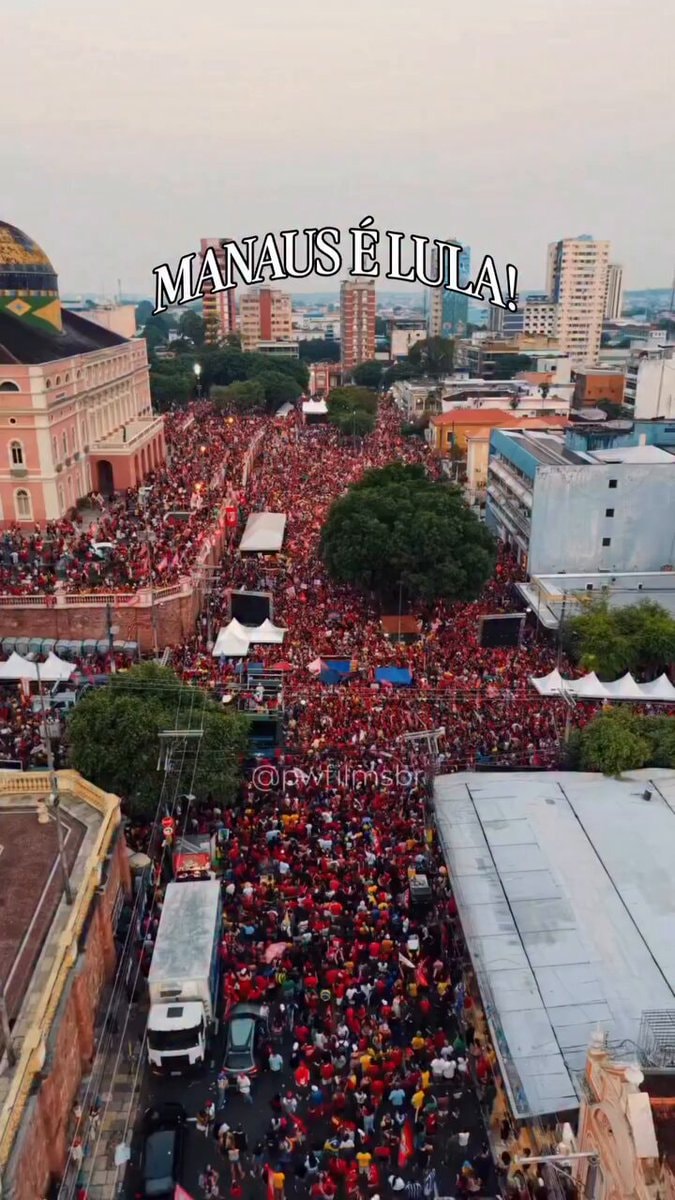 Manaus flooded by LULA supporters
