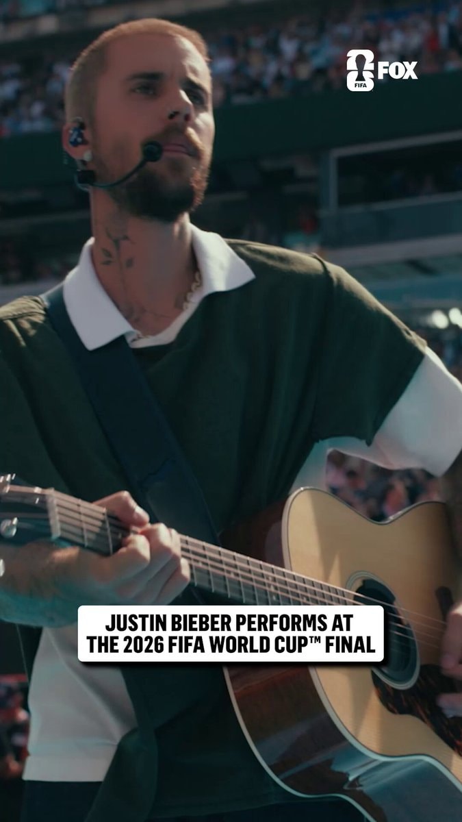 Justin Bieber at FIFA World Cup