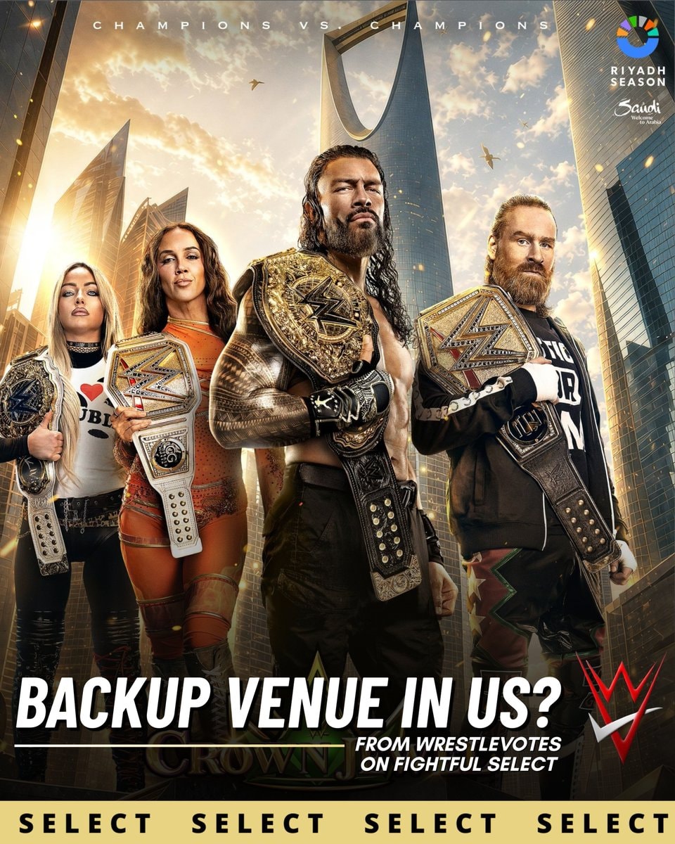 WWE Crown Jewel backup venue US