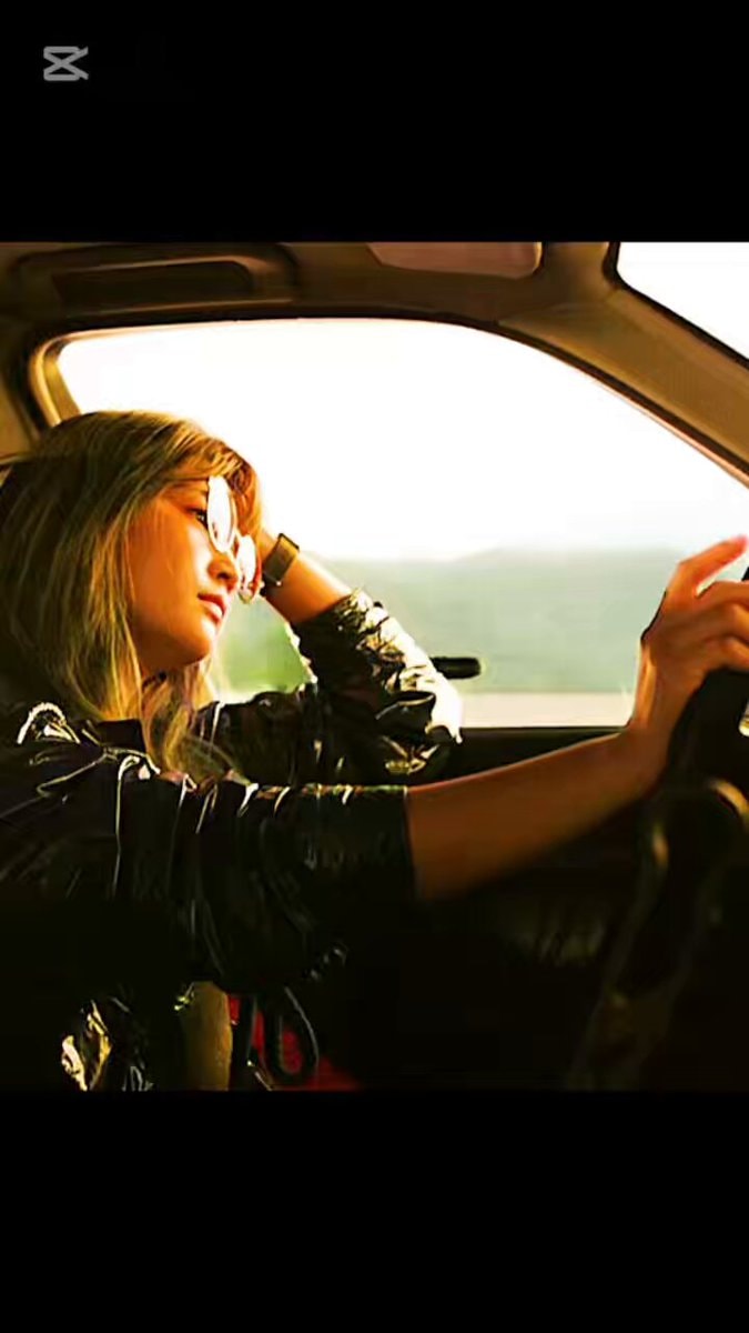 female driver with immense skill