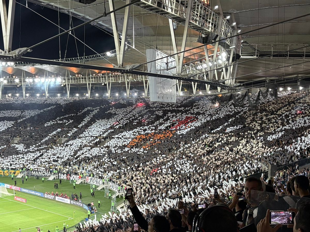 Vasco fans mosaic at Maracanã Vasco fans mosaic at Maracanã