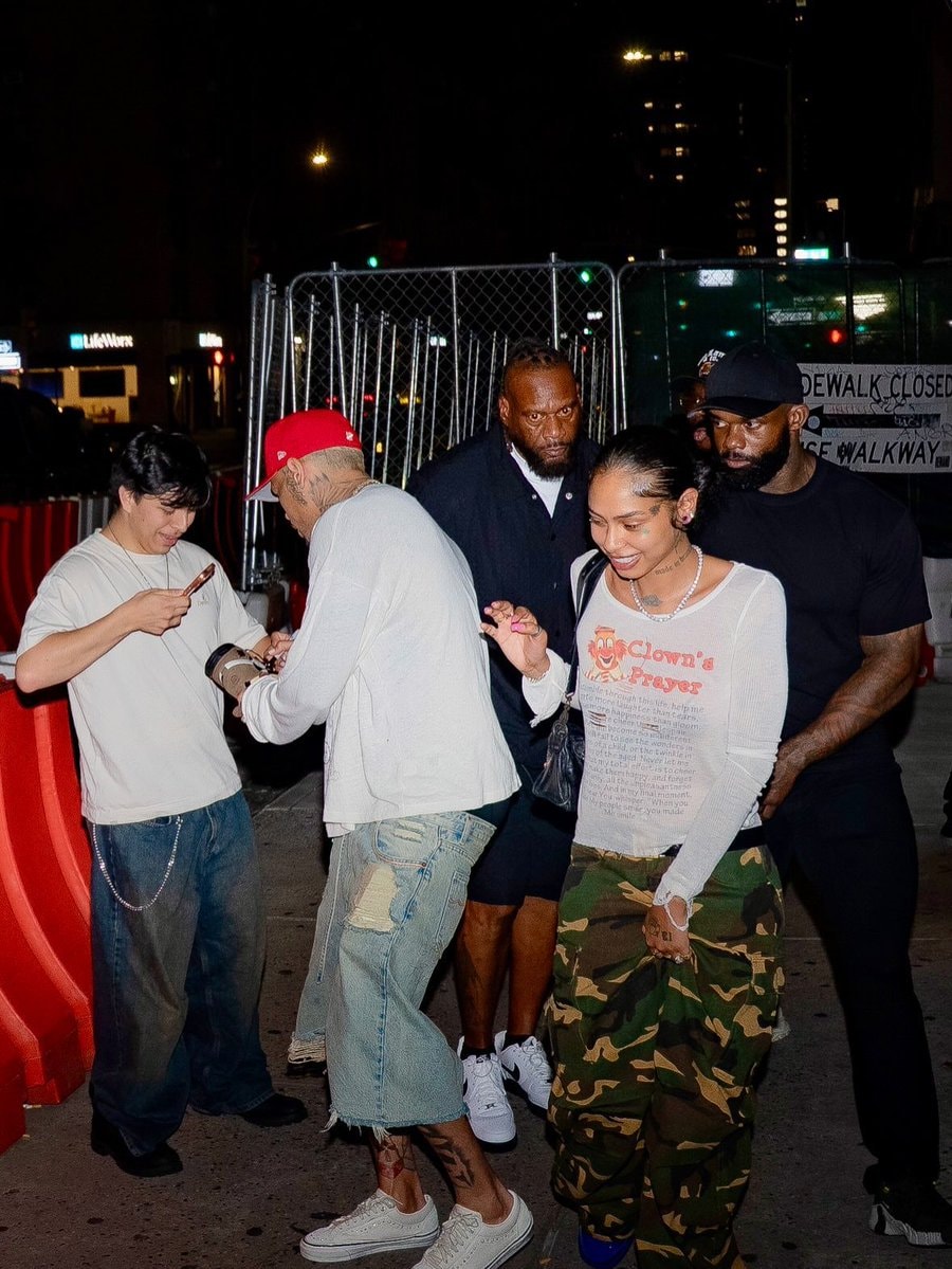 Chris Brown Giovanna Ramos NYC (photo 2 of 2)