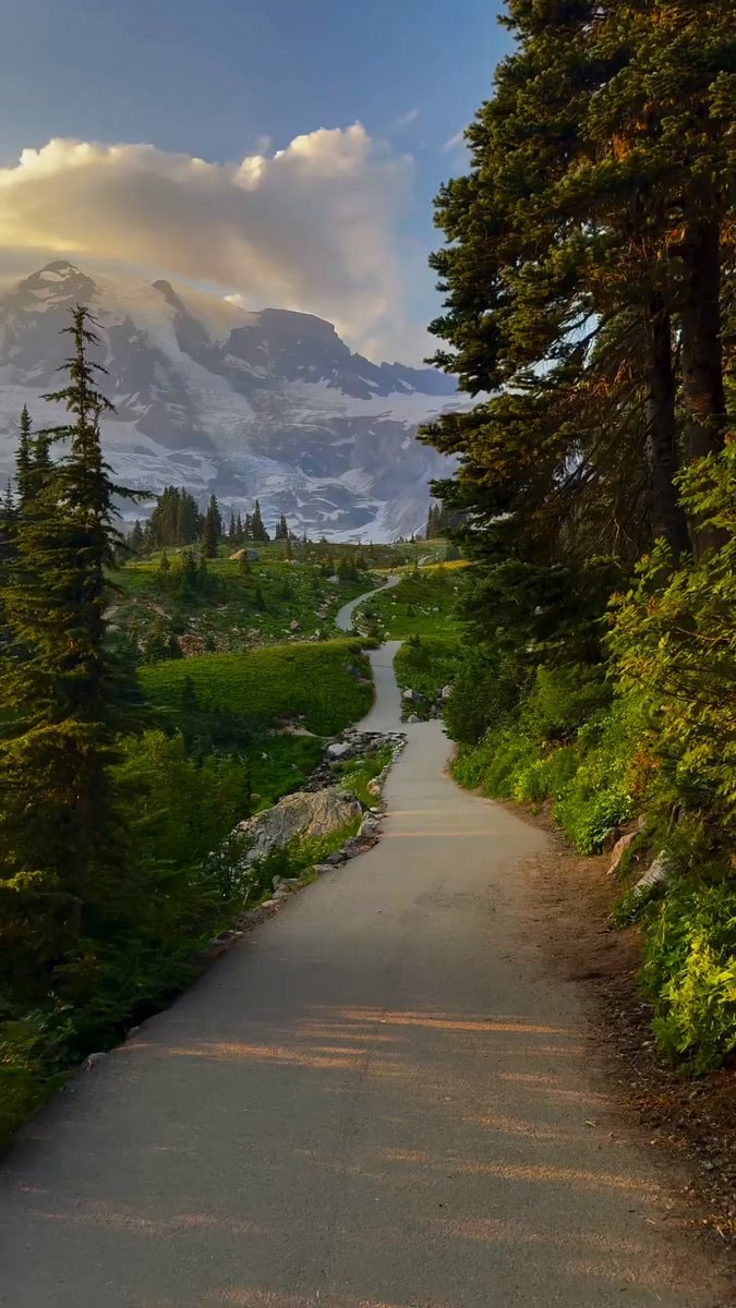 Scenic mountain landscape