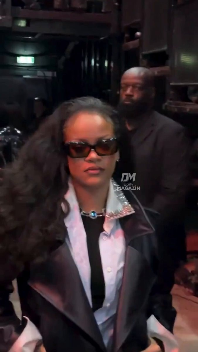 Rihanna at A$AP Rocky AWGE Paris
