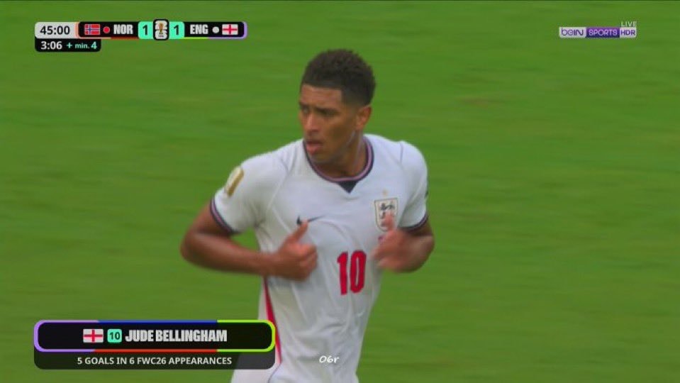Jude Bellingham England goal