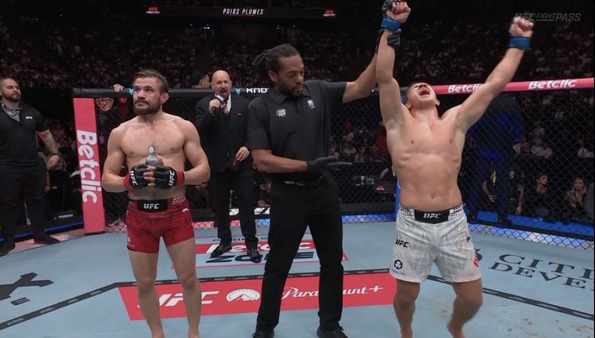 Pavel Andrusca UFC debut win