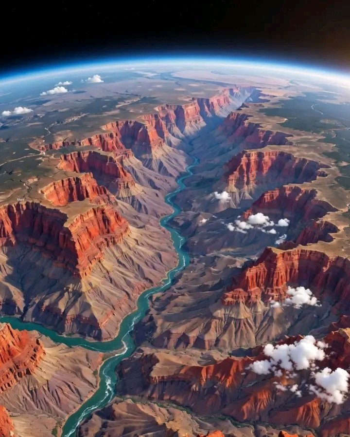 NASA Grand Canyon Mars overlay