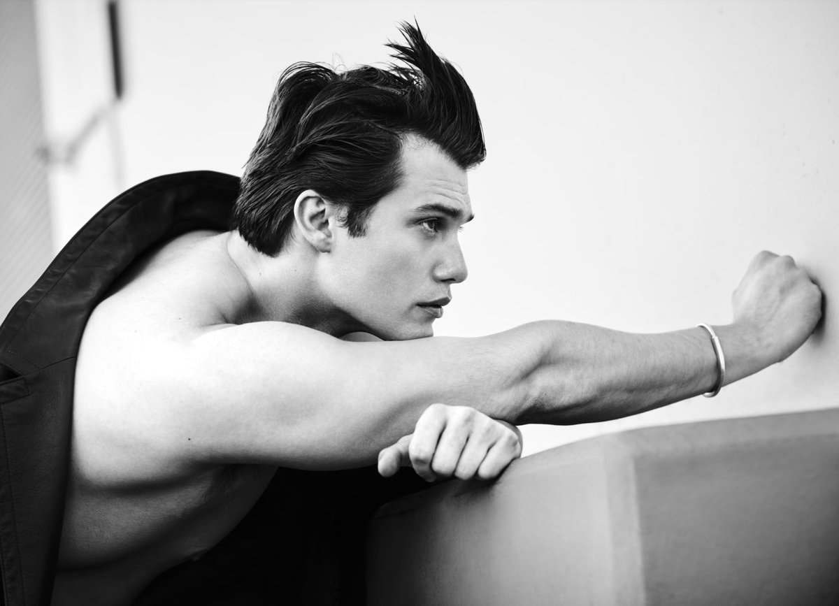Nicholas Galitzine VMAN shoot