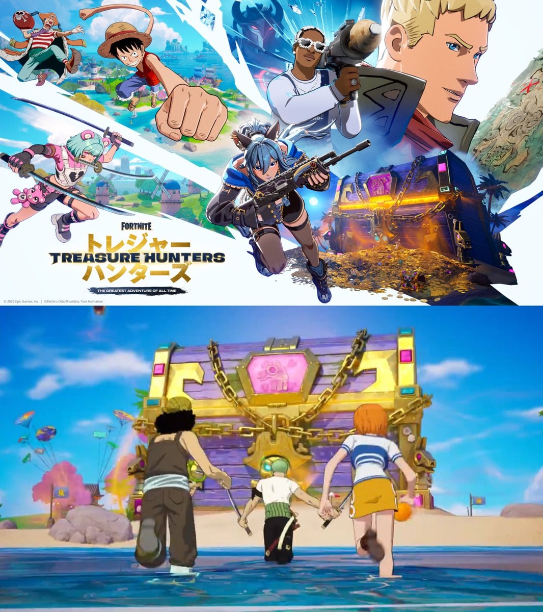 ONE PIECE Fortnite crossover