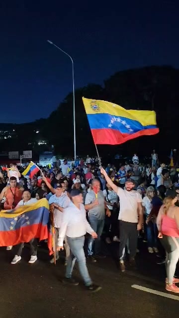 Venezuelans gather for María Corina Machado