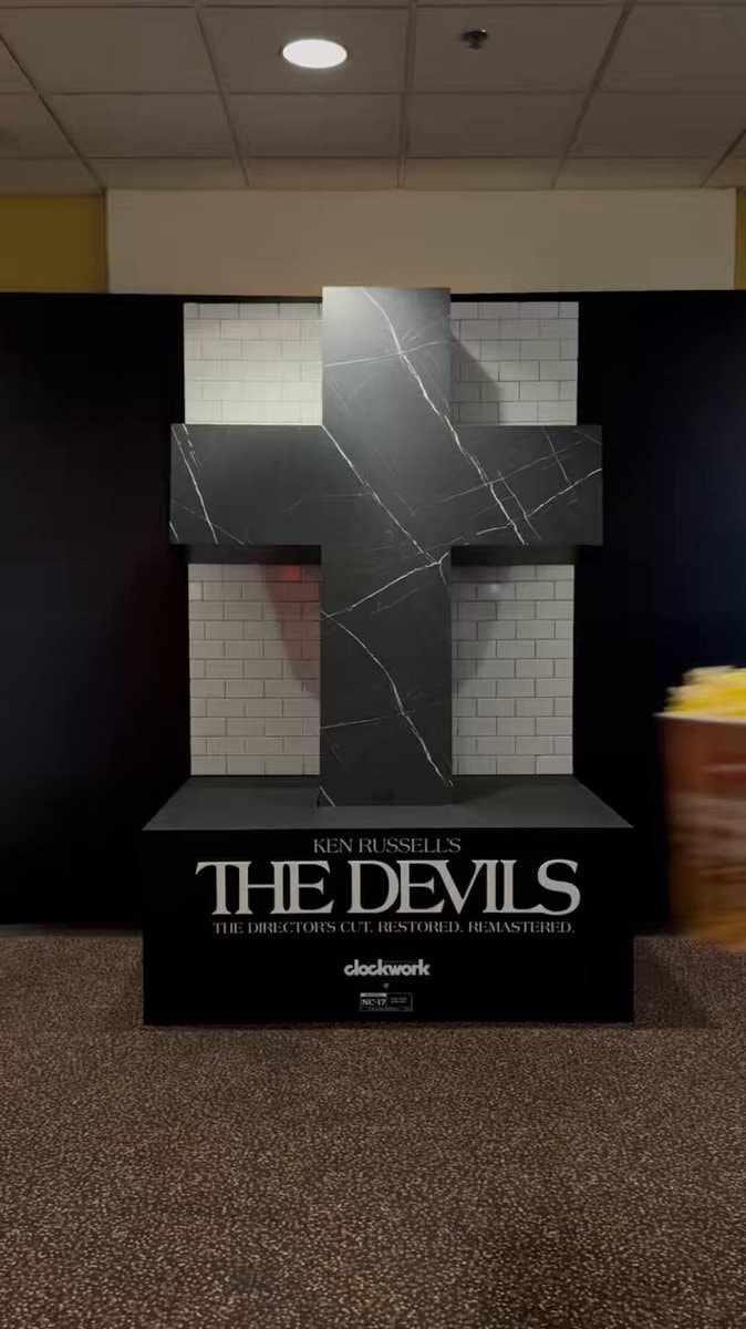 Ken Russell's The Devils standee at AMC Burbank 16