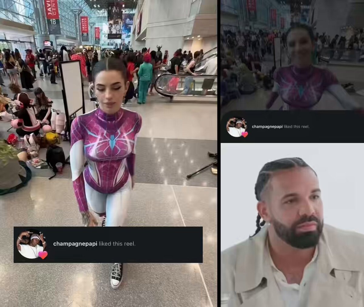 Drake likes goth anime cosplay reel