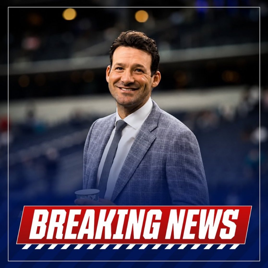 Tony Romo CBS split