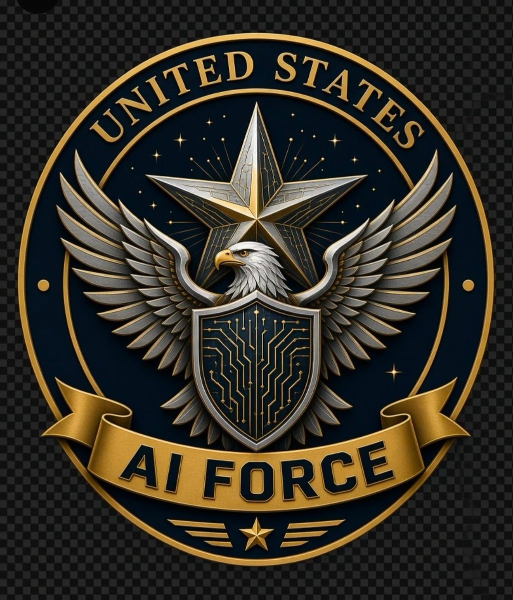 Trump AI Force emblem Trump AI Force emblem