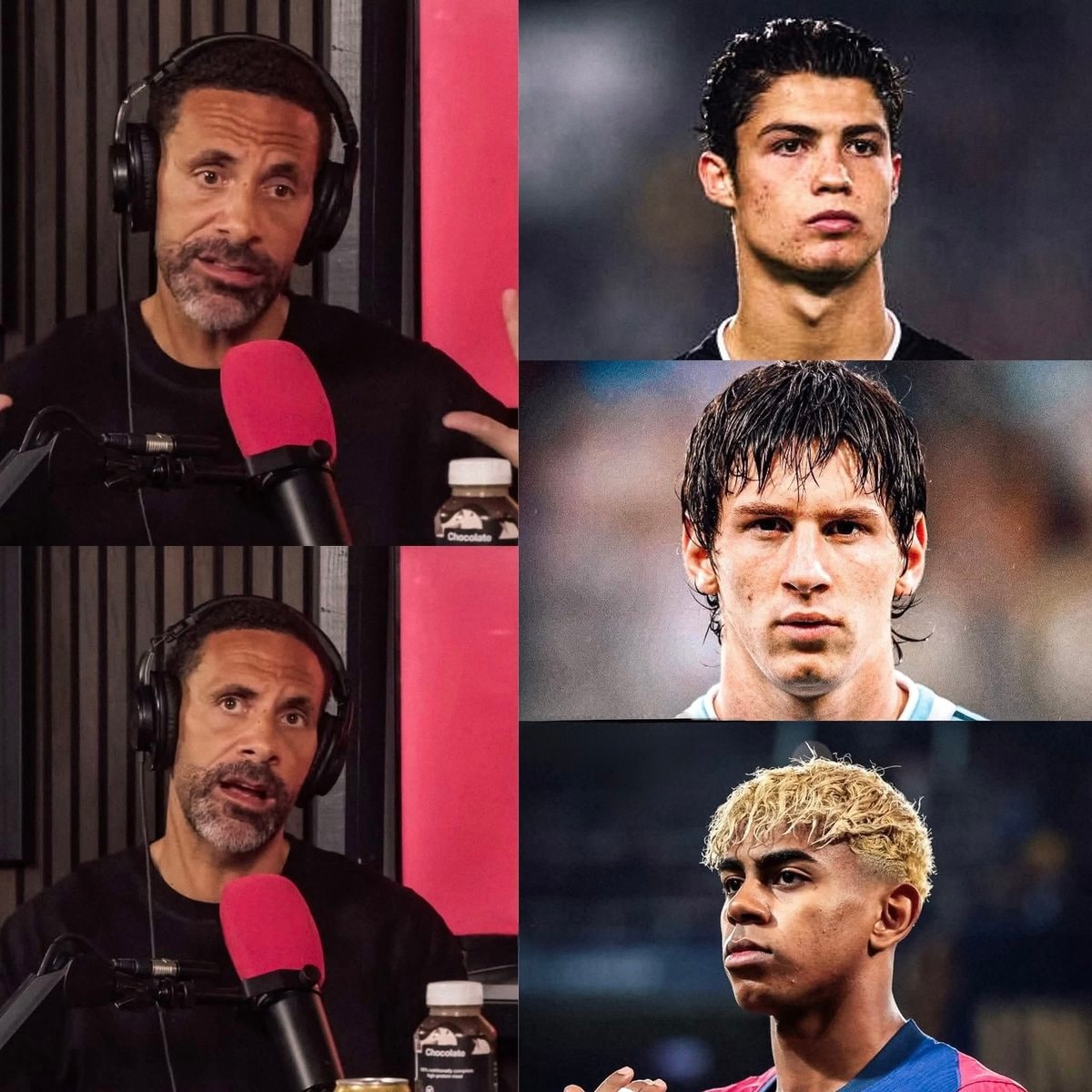 Rio Ferdinand on Lamine Yamal vs Messi Ronaldo