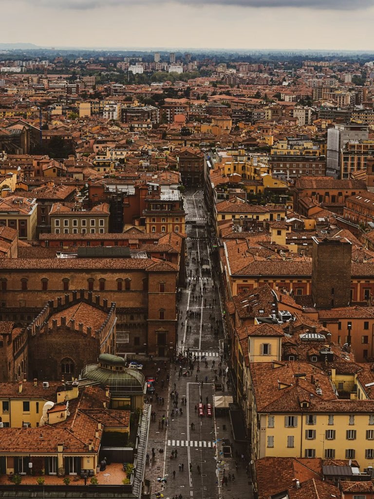 Bologna Italy rooftops