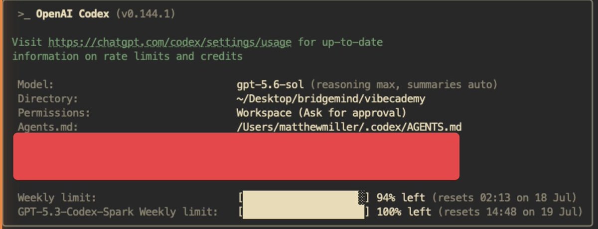 OpenAI Codex unlimited usage