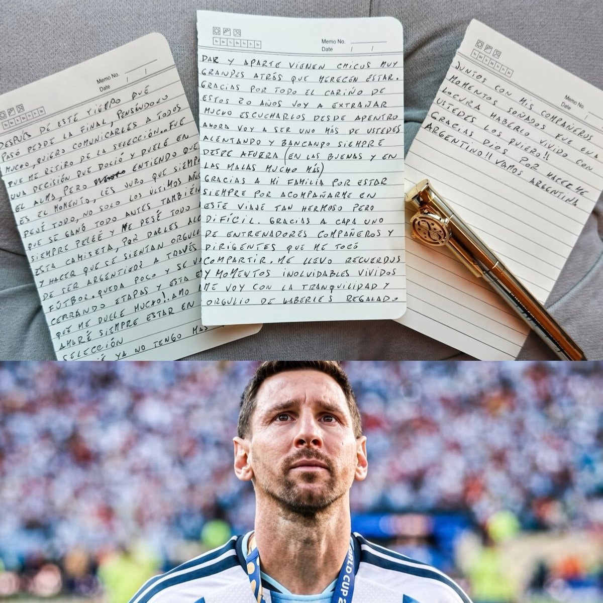 Lionel Messi retires from Argentina
