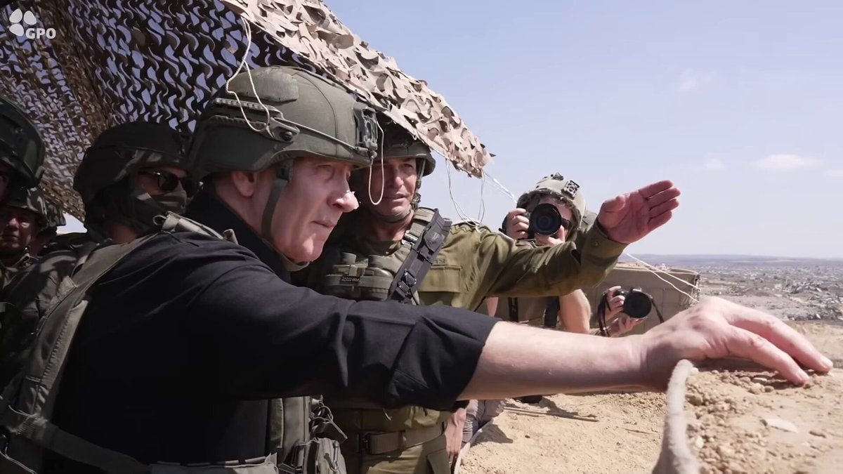 Netanyahu Gaza ethnic cleansing