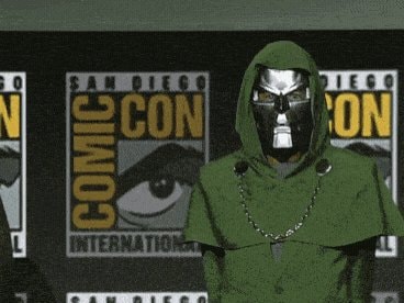 Doctor Doom cosplay at SDCC Doctor Doom cosplay at SDCC