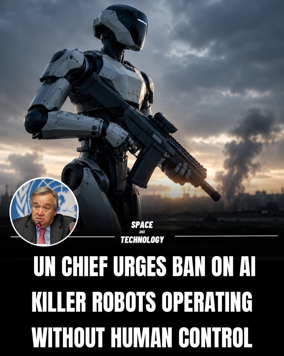 UN Chief urges ban on AI killer robots