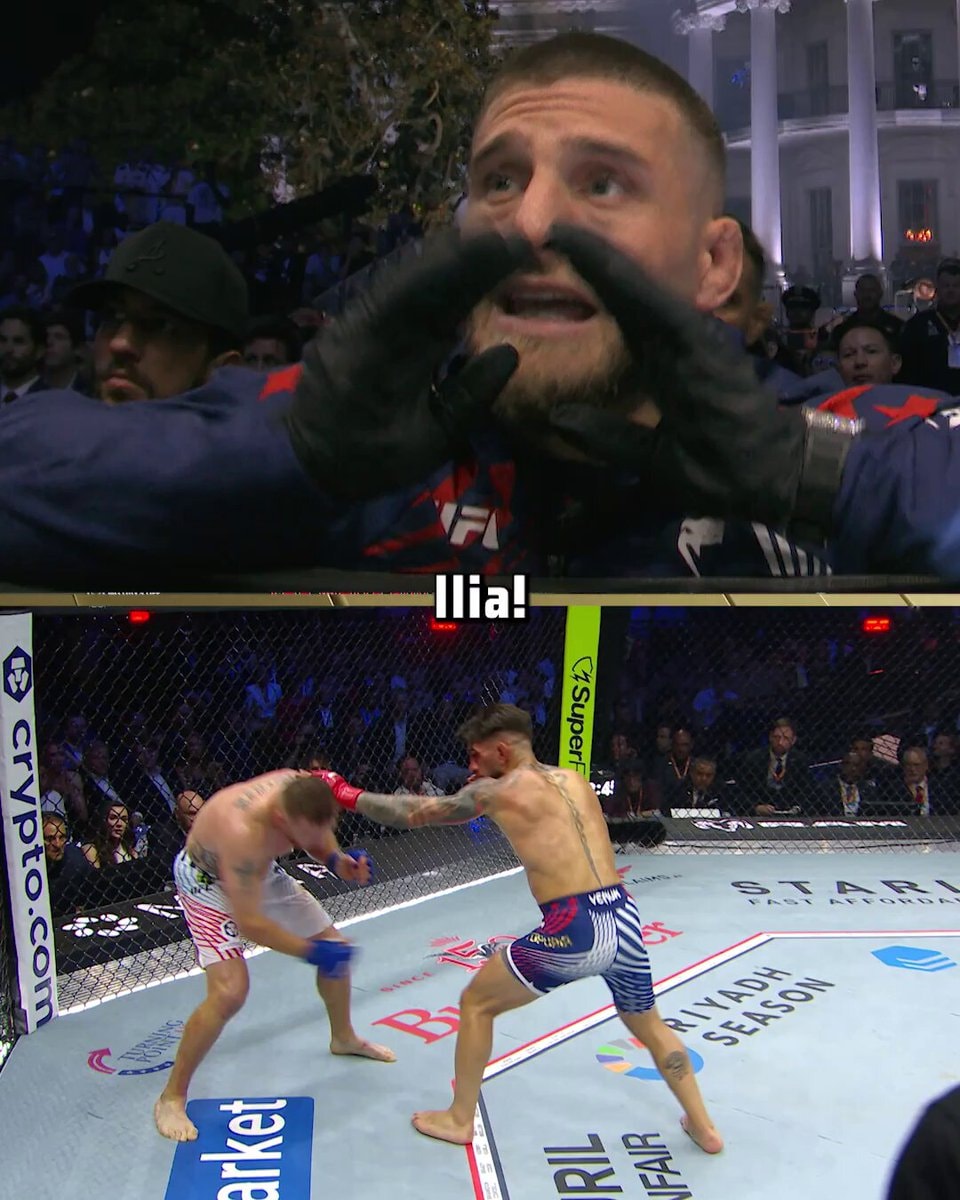 Ilia Topuria drops Gaethje