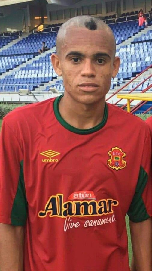 unidentified player in red jersey