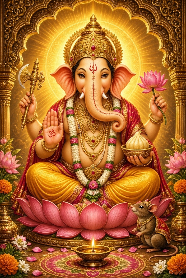Ganesha devotional greeting