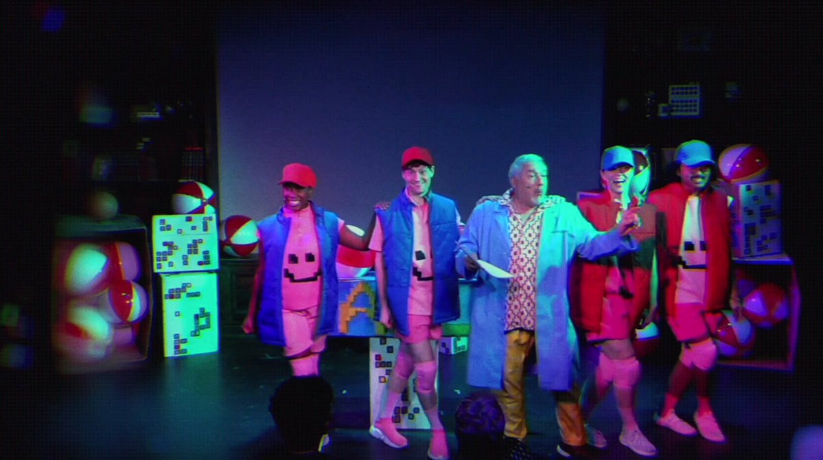 Stuart Zagnit and Veronica Taylor in BALLS stageplay