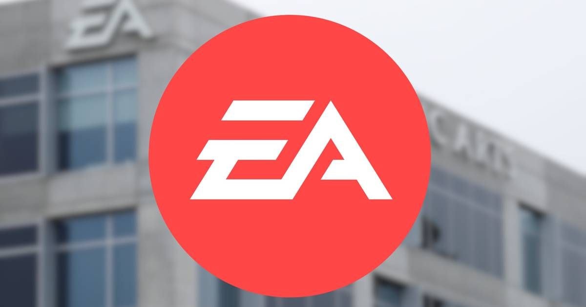 EA logo at the EA headquarters building