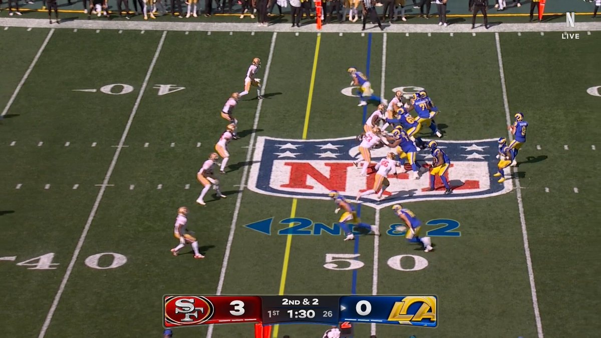 Matt Stafford to Puka Nacua first down Matt Stafford to Puka Nacua first down