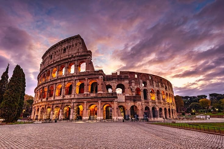 Sunset at the Colosseum Rome (photo 2 of 2)